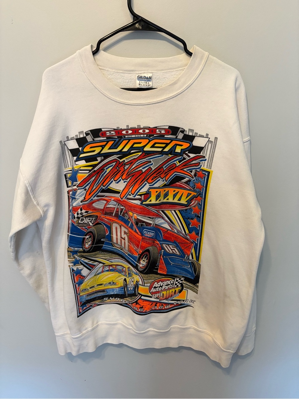Y2K Dirt racing crewneck